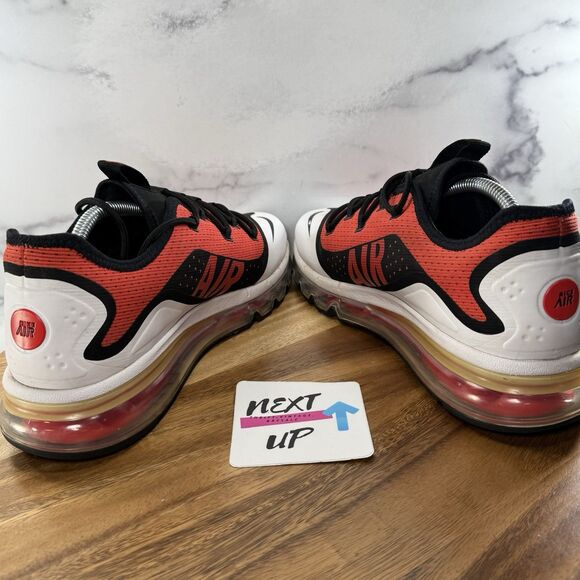 Men’s size 10-Nike Air Max More ‘Habanero Red’ SAMPLE Sneakers AR1944-600 main image 9